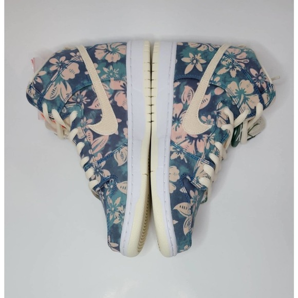 Nike SB Dunk High Pro QS HawaiiShoes Sneakers Men's 9.5 CZ2232-300 Floral 11W - Picture 5 of 11